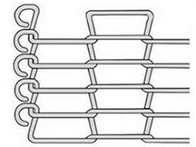 Flat Flex Conveyor Belt with C-shape edge