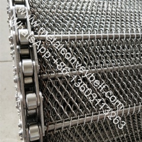 Factory customized Chain Driven Belt Stainless Steel Wire Mesh Conveyor Belt