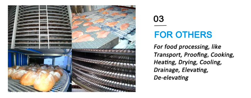 Flexible Rod Conveyor Belts for Freezing