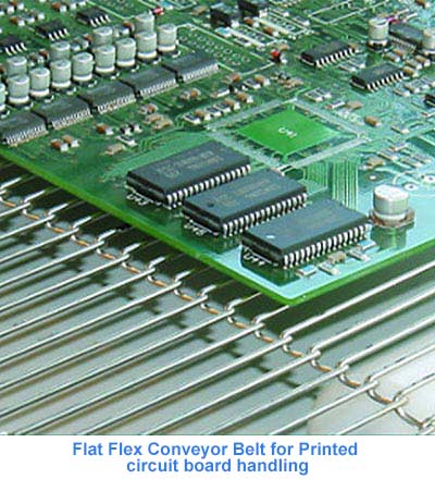 Flat Flex Conveyor Belt for printed circuit board handing