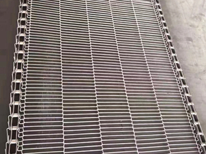 Chain Link Flat Flex Conveyor Belt