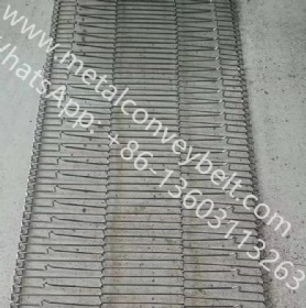 Food grade 304 stainless steel flat flex wire mesh conveyor belt for cooling